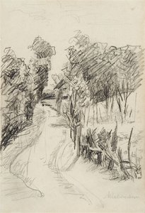 Paysage hollandais avec chemin - Max Liebermann
